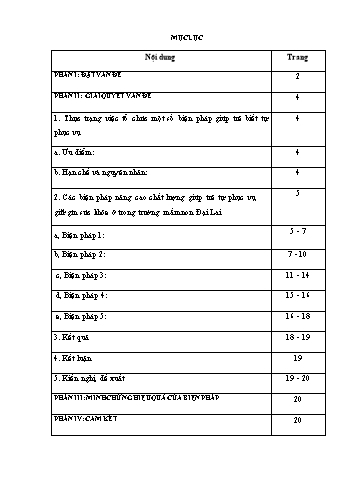 Sáng kiến kinh nghiệm Một số biện pháp giúp trẻ 24 - 36 tháng tuổi D4 biết tự phục vụ, giữ gìn sức khỏe ở trường Mầm non Đại Lai