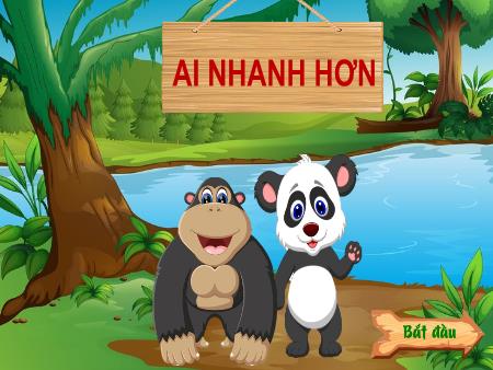 Bài giảng Mầm non Lớp Lá - Trò chơi: Ai nhanh hơn - Trường Mầm non Ngô Quyền