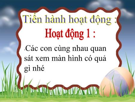 Bài giảng Mầm non Lớp Mầm - Chuyện kể: Quả Thị
